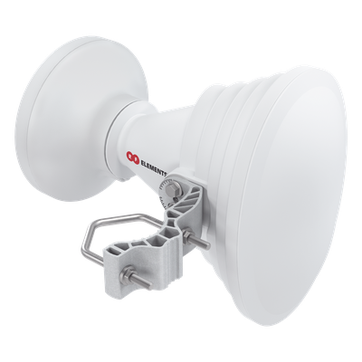 Antena Sectorial Horn / 45° Asimétrica / 17 dBi / 4.9-6.4 GHz / RP-SMA / Sin Lóbulos Laterales
