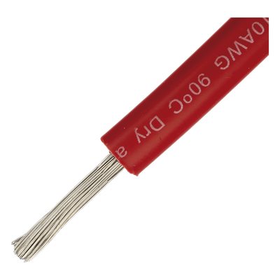 Cable Fotovoltaico / 6 mm² (10 AWG) / 1000/2000 V / 50 m / Resistencia UV y Ozono / -40°C a 120°C / UL 4703 y TUV