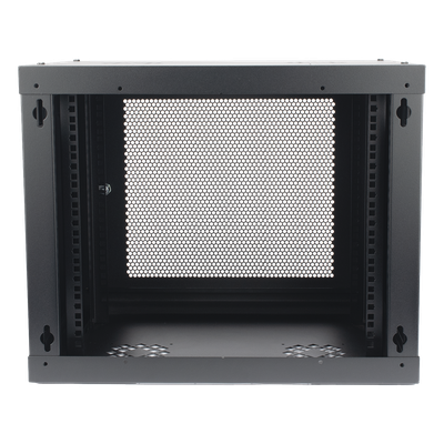 Gabinete de Pared 9U / 19'' / 455 mm (17.9'') Profundidad / Acero Reforzado / Carga 80 kg