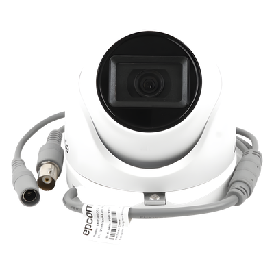 Turret TURBOHD / 5 MP / Lente 2.8 mm / 85° FOV / IR EXIR 30 m / IP67 / Metal / 4 en 1 / dWDR