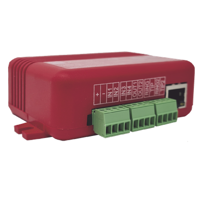 Comunicador Dual para Panel de Incendio / 4G LTE-M + Ethernet / 4 Entradas Contact-ID / 2 Salidas de Voltaje / UL 864 / CSFM 7300