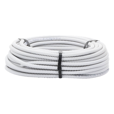 Tubería Flexible / PVC Auto-extinguible / 10 mm ID / 30 m / 320N / 5 a 60°C / 98 pies
