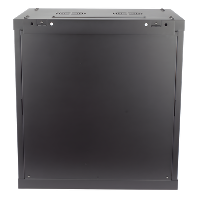 Gabinete de Pared y Piso / 12U Rack 19" / Cristal Templado / Carga 40 kg / Laterales Desmontables / 600 x 635 x 450 mm (23.6 x 25 x 17.7 in)