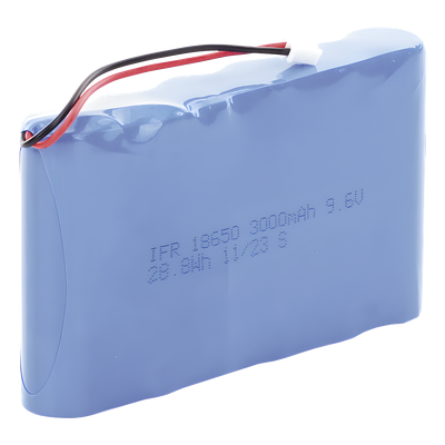 Batería de litio / 9.6V DC / 3000 mAh / Luz de emergencia