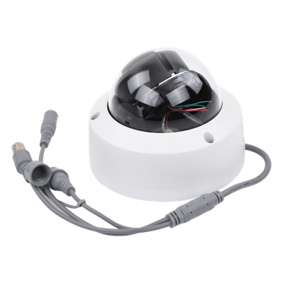 Cámara Domo TURBOHD / 2 Megapixel / IR EXIR 30 m (98.4 ft) / WDR 120 dB / IK10 / IP67 / 4 Tecnologías / Ultra Baja Iluminación