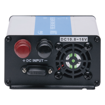 Inversor de Onda Senoidal Pura / 280 W Nominal / 350 W Pico / Entrada 12 VCC / Salida 120 VCA / 95% Eficiencia