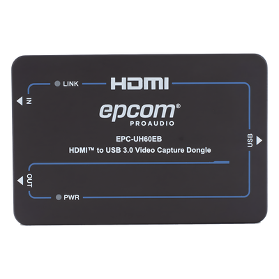 Adaptador de Captura de Video / HDMI 4K60 4:4:4 / USB 3.0 1080p60 / HDCP 2.2 / 18 Gbps / Plug and Play / Multiplataforma