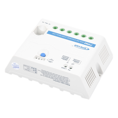 Controlador Solar PWM / 12/24 VDC Auto / 30 A Carga-Descarga / USB 5V 2A / Positivo Común / IP20