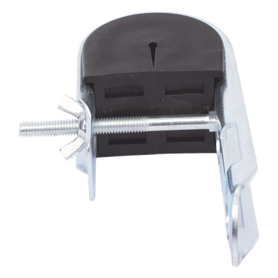 Herraje de Suspensión Tipo J / Fibra Óptica Mini ADSS / Diámetro 6-8 mm / Acero Galvanizado / Neopreno Resistente / 4000 N / Span 100 m (328.1 ft)