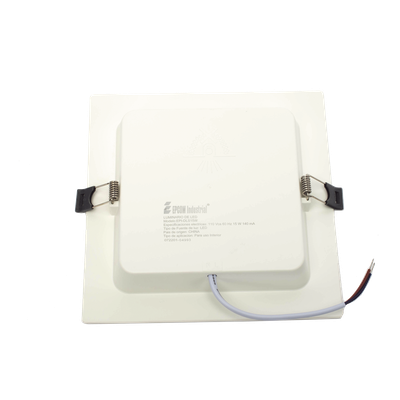 Spot LED Empotrable Cuadrado / 15 W / 1200 lúmenes / Luz Fría 6000 K / Ángulo 120° / IP20 / 17.5 x 17.5 cm (6.9 x 6.9 in)