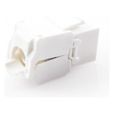 Módulo Jack Keystone / Cat5e / Toolless / Terminación 180° / UTP / 1 Puerto / Blanco
