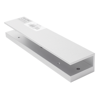 Montaje para puerta de vidrio / 180x40x28 mm / Vidrio 8-15 mm / 0.32 kg / Diseño en U