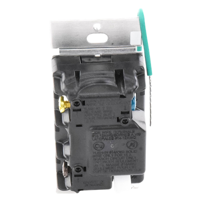 Interruptor de Pared On/Off / Doble Voltaje 120/277 V / 8 A Iluminación / 2 Hilos Sin Neutro / RF 431-437 MHz / Unipolar o Multilocalización