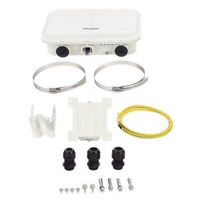 Punto de Acceso Wi-Fi 6 / Sectorial 60° / Hasta 1775 Mbps / Dual Banda 2.4/5 GHz / PoE + SFP Uplink / IP68