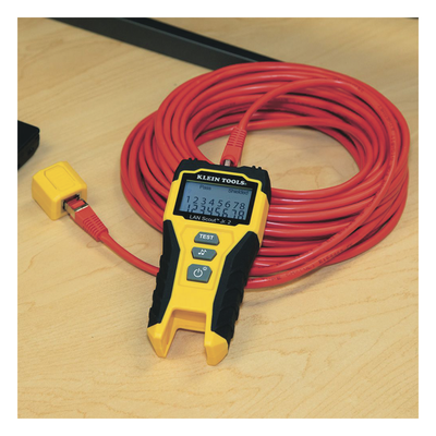 Tester de Cable LAN / Pantalla LCD Retroiluminada / Detección de Fallas Múltiples / Generador de Tono / Cat3 a Cat7 / Blindaje y No Blindaje