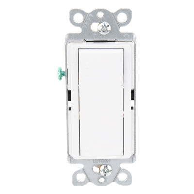 Apagador de Pared de 3 Vías / 15 A / 120/277 V / Paleta Amplia / Cargas Generales y Motores / Acabado Brillante