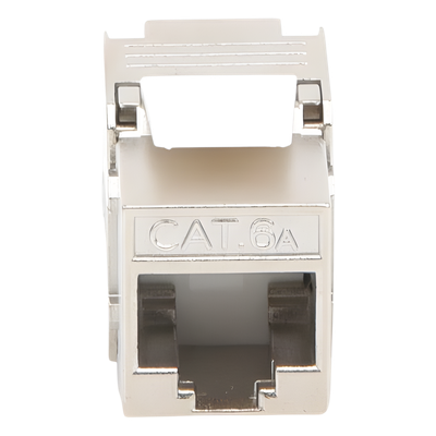 Módulo Jack Keystone / Cat6A / Blindado STP / Toolless / T568A/B / -40°C a 85°C / 24-26 AWG