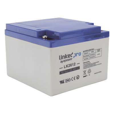 Batería de Respaldo AGM / 12 V / 26 Ah / Vida Útil 5 Años / Terminales M5 / Certificación UL