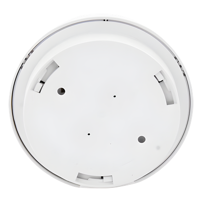 Sensor de Ocupación Inalámbrico de Techo / PIR 360° / Cobertura 30.2 a 62.4 m² (324 a 676 ft²) / RF 18 m (59 ft) / Batería CR123 / 10 Años de Duración