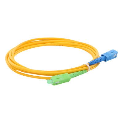 Jumper de Fibra Óptica / Monomodo OS2 G.652D / SC/APC-SC/UPC / Simplex / 2 m (6.56 ft) / 3 mm