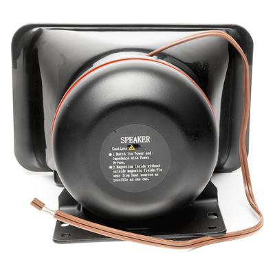 Bocina de uso rudo / 100 W / 8 Ohms / Base aluminio / 7.0 × 8.1 × 5.1 pulgadas