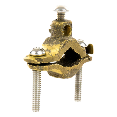 Conector Tubo a Cable / Bronce 100% / Tubo hasta 1 1/4 in (31.75 mm) / Cable 4 AWG / Aterrizaje Torres TZ / Sin Soldadura
