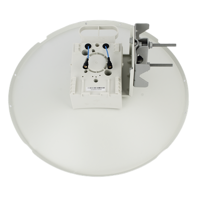 Antena direccional tipo plato / 25 dBi / 5.150-7.125 GHz / MIMO 2X2 dual-pol / IP67 / 7° haz / Acero con pintura en polvo