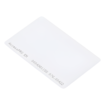Tarjeta Proximidad / 125 kHz / EM4100 / 0.1 mm / Imprimible Doble Cara / 85.6 x 54 mm
