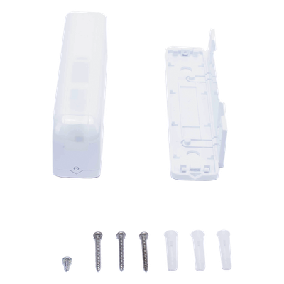Sensor PIR Cortina / Rango 10 m (32.8 ft) en Pared / 6 m (19.7 ft) en Techo / Ángulo 5° / 32 Zonas / IP65 / Consumo 22 mA
