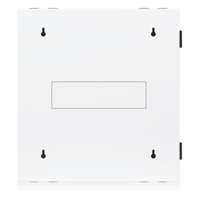 Gabinete Rack de Pared / 12U / 600 x 703 mm (23.6 x 27.7") / Puerta Frontal Vidrio Templado / Puerta Trasera Abatible / Paneles Laterales con Llave