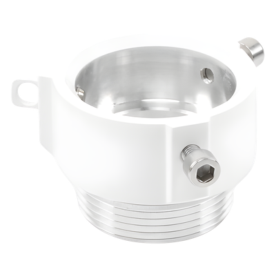 Adaptador de Montaje para Domo PTZ / Aluminio 6061 / 71×71×45 mm / 138 g / Rosca Interna / Exterior
