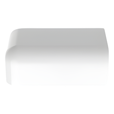 Tapa Final / Canaleta LD5 / ABS / UL94V-0 / 0 a 50°C / Blanco