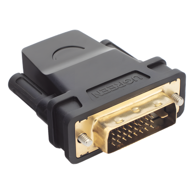 Adaptador DVI Macho a HDMI Hembra / 1080p@60Hz / Conectores Chapados en Oro / 3.28 pies
