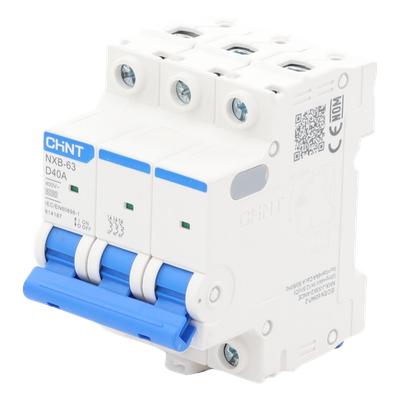 Interruptor Termomagnético / 3 Polos / 40 A / 6 kA / 110-415 Vca / Riel DIN / -35°C a 70°C