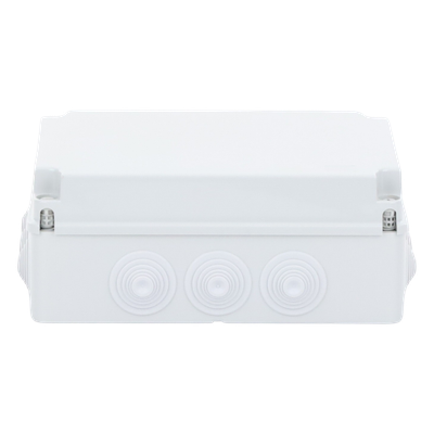 Caja Estanca de Derivación / PVC Autoextinguible Libre de Halógenos / 12 Entradas / IP55 / IK08 / 300x220x120 mm / -24°C a 60°C