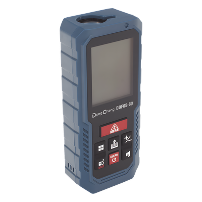 Medidor Láser de Distancia / Rango 0.1 – 80 m (328 ft) / Precisión ±(2 + 5×10⁻⁵d) mm / 8 Modos de Medición / Memoria 30 Registros / USB-C