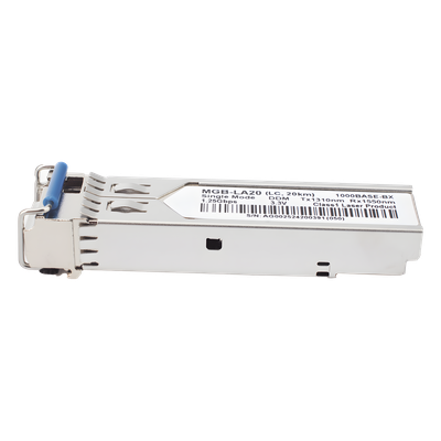 Transceptor WDM SFP / 1G LC / Mono Modo / 20 km / 1310nm TX 1550nm RX / 66 pies