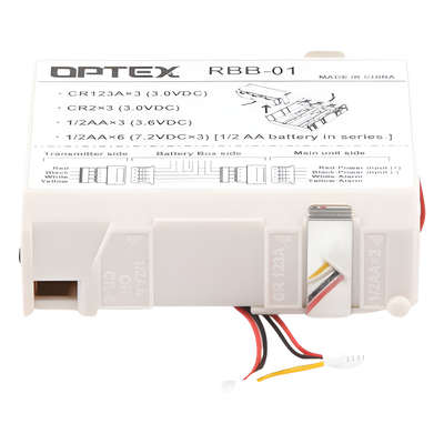 Caja de Batería para Detectores / Compatible CR123A y CR2 / Dimensiones Compactas / VXI-R/RAM/RDAM y BXS-R/RAM