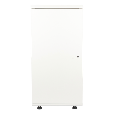Gabinete Rack de Piso / 24U / 19 Pulgadas / Vidrio con Cerradura / Carga 750 kg / 600x605x1190 mm (23.6x23.8x46.9 in) / Acero Calibres 16-18-20