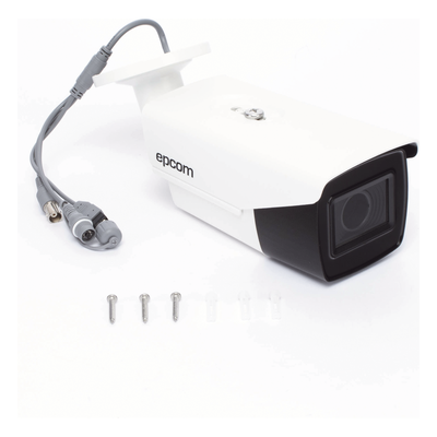 Cámara Bala TURBOHD / 2 Megapixel 1080p / Lente Motorizado 2.7-13.5 mm / IR EXIR 70 m (229.7 ft) / Ultra Baja Iluminación 0.005 Lux / IP67 / Alimentación Dual 12 VCC / 24 VCA