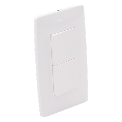 Apagador Escalera Doble / 10 A / 127 V CA / 60 Hz / 1 1/2 Módulos