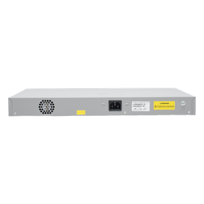 Switch Administrable L2 PoE+ / 24 Puertos Gigabit / 4 SFP Uplink 1G / 370W / Capacidad 56 Gbps / Protección 6 kV / 1U Rack