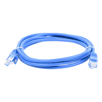 Cable de Parcheo UTP Cat5e / 2 m (6.56 ft) / Azul / 1 Gbps / RJ45