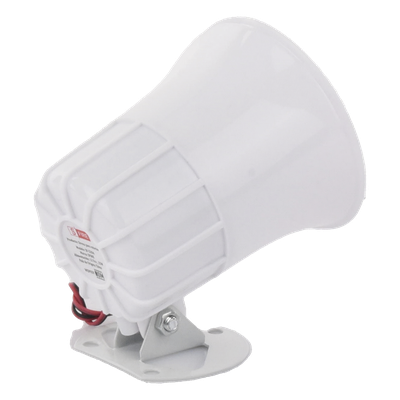 Sirena Cableada / 110 dB / 15 W / 12 VCC / Diseño Compacto 110 × 100 × 113 mm