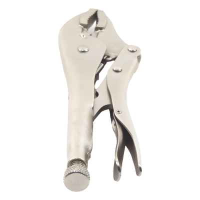 Pinza de Presión Ajustable / 10" (25.4 cm) / Quijada Curva / Corta Alambres Integrado / Acero CR-V / Apertura 1-1/2" (3.81 cm)
