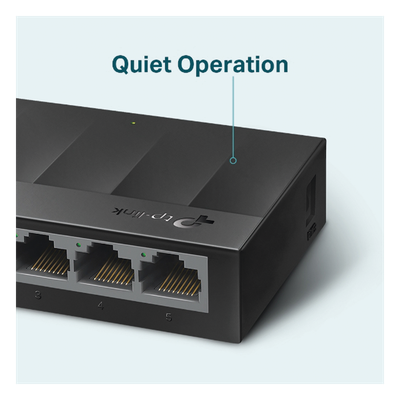 Switch / 5 Puertos Gigabit / 10 Gbps / Fanless / 3.5×2.8×0.9 in