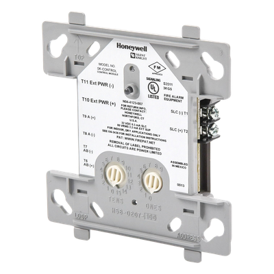Módulo de Notificación Direccionable / SLC 2 Hilos / 99 Dispositivos por Lazo / Circuitos Clase A y B / LEDs de Estado Verde y Rojo