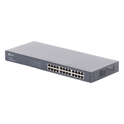 Switch Gigabit no administrable / 24 puertos 10/100/1000 Mbps / 35.7 Mpps / Montaje rack o escritorio
