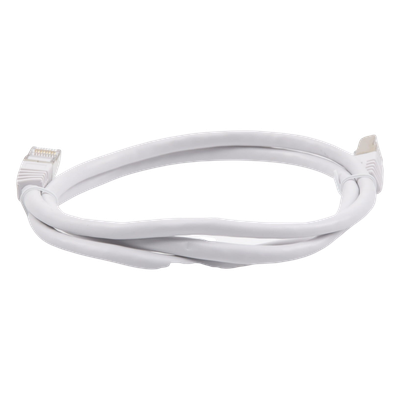 Patch Cord / Cat6A Blindado / 10G / 1.0 m (3.28 ft) / 500 MHz / AWG 27 / Blanco