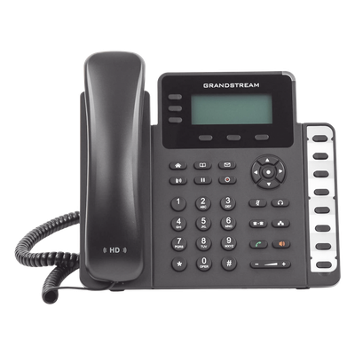 Teléfono IP / 3 Líneas SIP / Conferencia 4 Vías / 8 Teclas BLF / Pantalla LCD 132x64 / PoE / Dual Gigabit